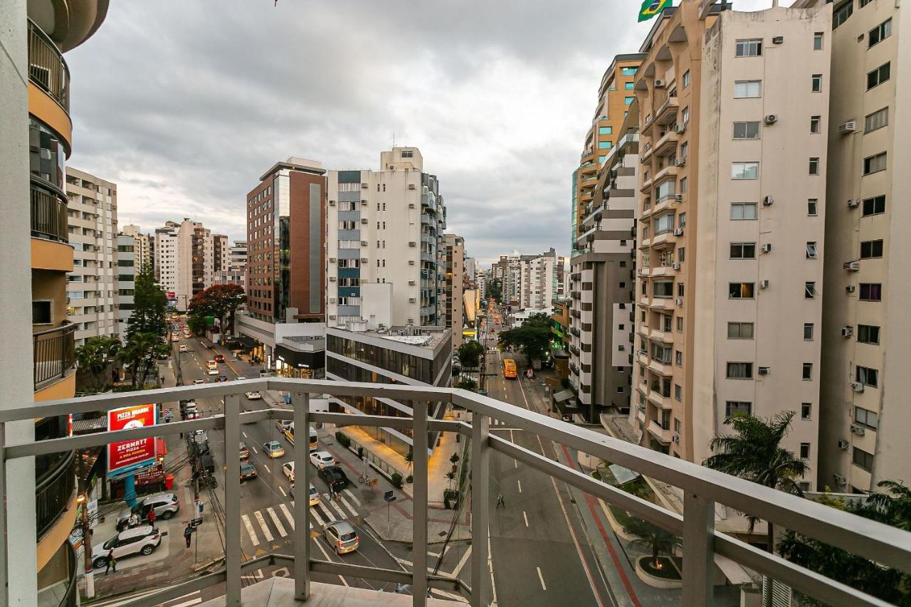 Vista Parcial Do Mar | 150M Do Shopping #Ca40 Leilighet Florianópolis Eksteriør bilde